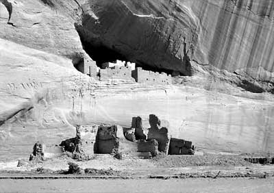 This is an image of ruined White House at Canyon de Chelly National Monument