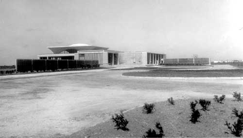 exterior view of Wright Brothers Visitor Center