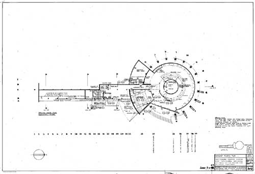 preliminary drawing of visitor center