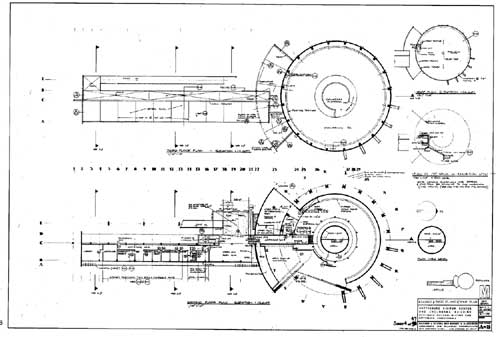 preliminary drawing of visitor center