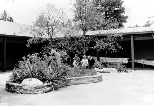 The interior courtyard of Grand Canyon Visitor Center