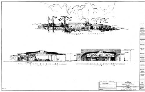 Preliminary plans for Zion Visitor Center