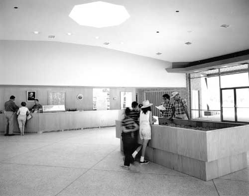 Zion National Park Visitor Center lobby