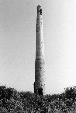 hospital smokestack, Jerome Relocation Center