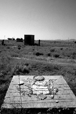 site remains, Lordsburg Internment Center