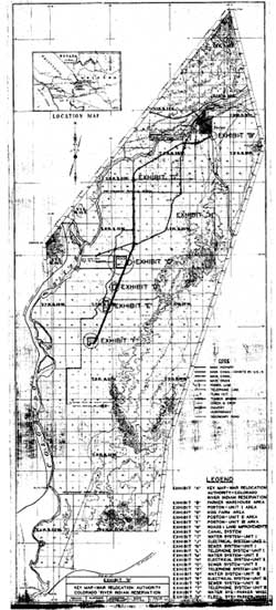 map of Colorado River Indian Reservation