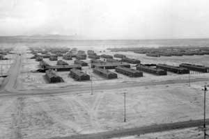 Panorama view of the Topaz Relocation Center