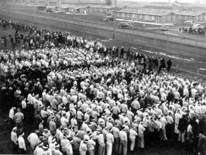 Demonstration at Tule Lake