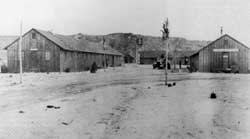 Administration building at the Dalton Wells CCC Camp