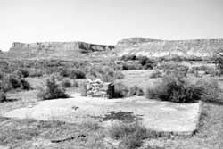 Concrete slab in support area, Moab Isolation Center