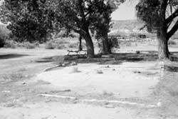 Concrete slab in support area, Moab Isolation Center