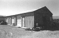 Garage in the utility area at Cow Creek today