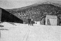 Truck shed and motor pool at the Antelope Springs CCC Camp