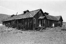 Barracks building at the Tulelake CCC Camp today