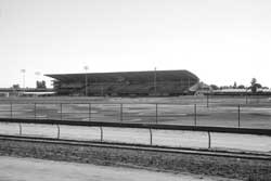 Grandstand at the Fresno County Fairgrounds today