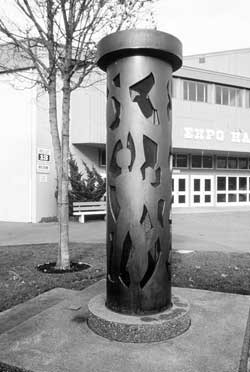 Sculpture at the Puyallup Fairgrounds