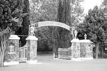 Entrance to the Stanislaus County Fairgrounds in Turlock