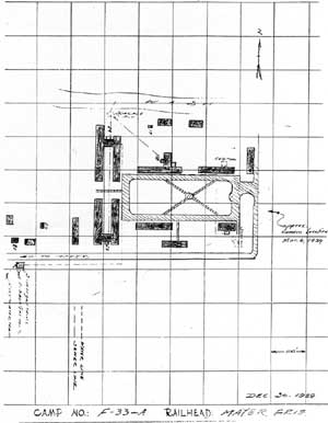 Map of the CCC Camp No. F-33-A, Mayer, Arizona, 1939