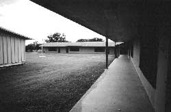 Elementary school at the former location of the Crystal City Internment Camp