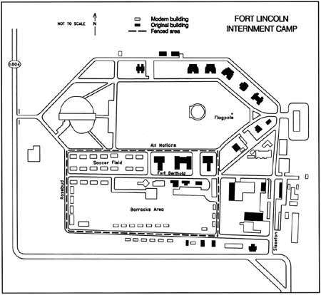 Fort Lincoln Internment Camp