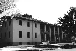 Former army barracks at Fort Missoula