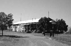 Hospital building at the site of the Lordsburg Internment Camp