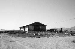 Warehouse south of hospital building at the site of the Lordsburg Internment Camp