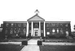 Administration building at the Strington Internment Camp today