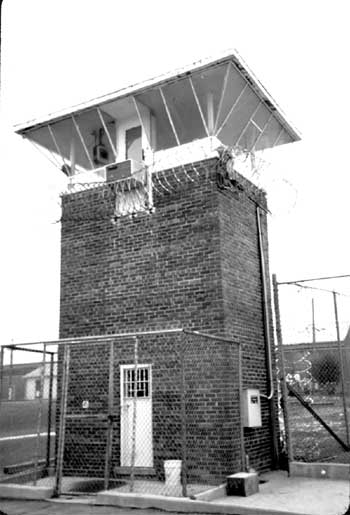 Guard tower at the Mack Alford Correction Center (Stringtown)