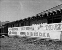 welcome signs, Tule Lake Relocation Center