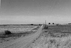 Residential area at the Minidoka Relocation Center today