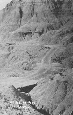 road through Cedar Pass