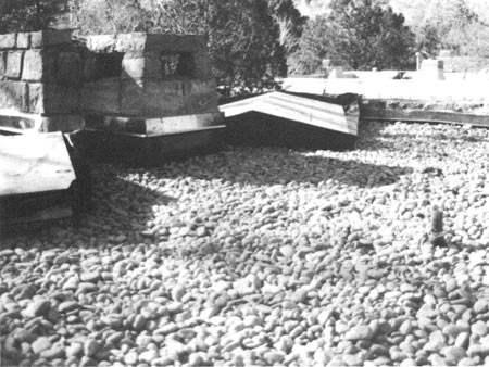 New ballasted roof on B-21