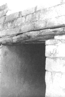 Deteriorated lintel
