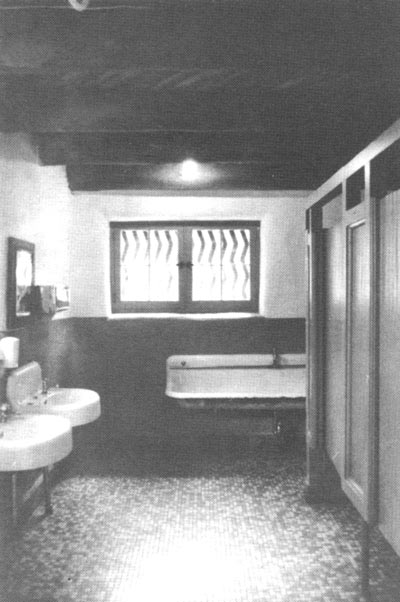 Interior view of men's side