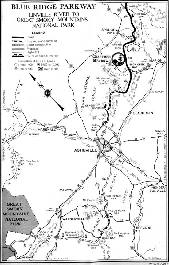 Blue Ridge Parkway: Guide Book (1949)