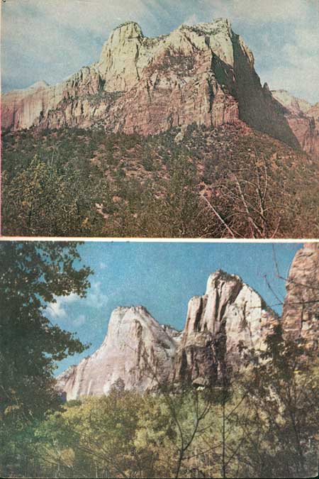Sentinel Mountain, West and Middle Patriarchs
