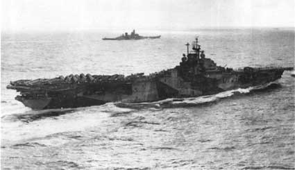 USS Intrepid and USS Iowa