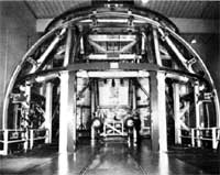 spacecraft magnetic test facility