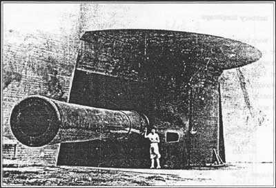 Battery Ashburn's two 16-inch gun