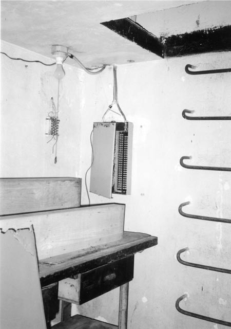 embedded metal ladder rungs