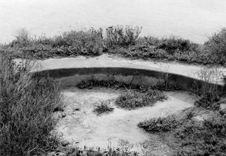 concrete gun emplacement
