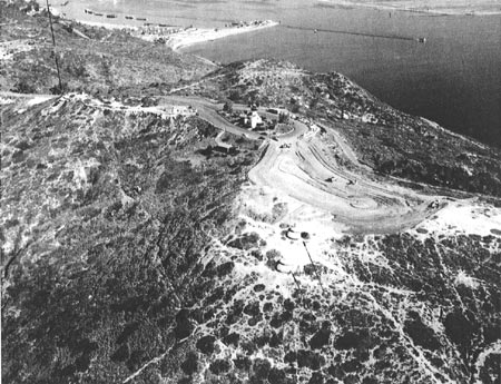 aerial view of Point Loma peninsula