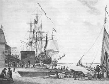 ship at dock