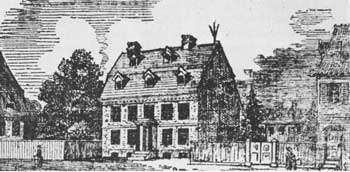 sketch of house
