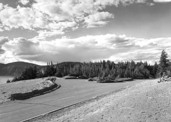 Scenic Overlook along Rim Drive