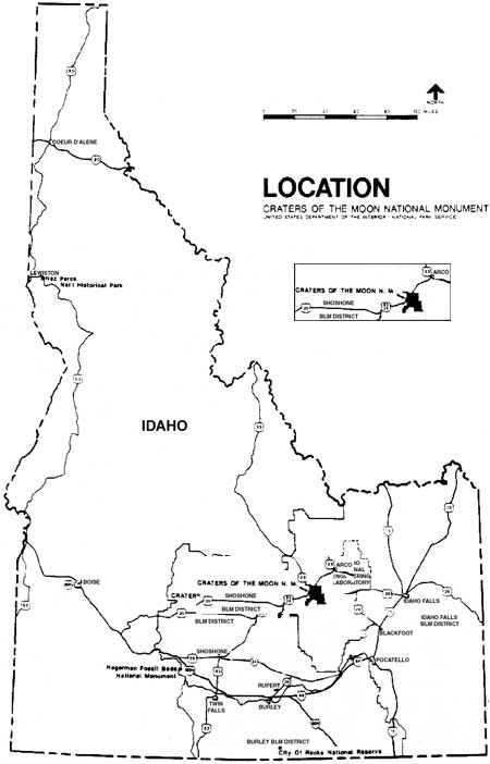 Map of Idaho