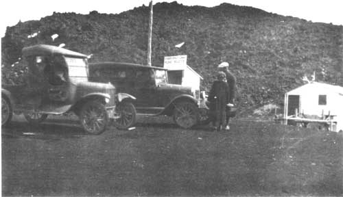 Early visitors at Cinderhurst Camp