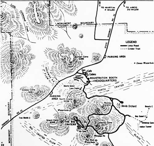 Tourist map from late 1930s