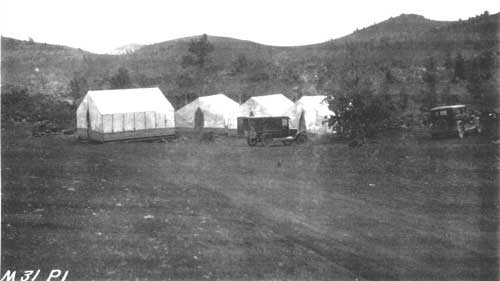 Auto camping, ca. 1931